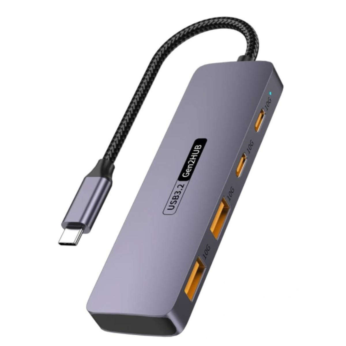HAING HI-3005-TCC 4-IN-1 Type-C 3.2 Multifunctional Adapter Hub HAING HI-3005-TCC 4-IN-1 Type-C 3.2 Multifunctional Adapter Hub
